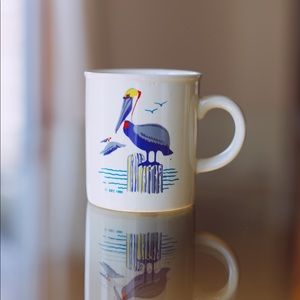 Vintage 1980 Down East Crafts Pelican Mug